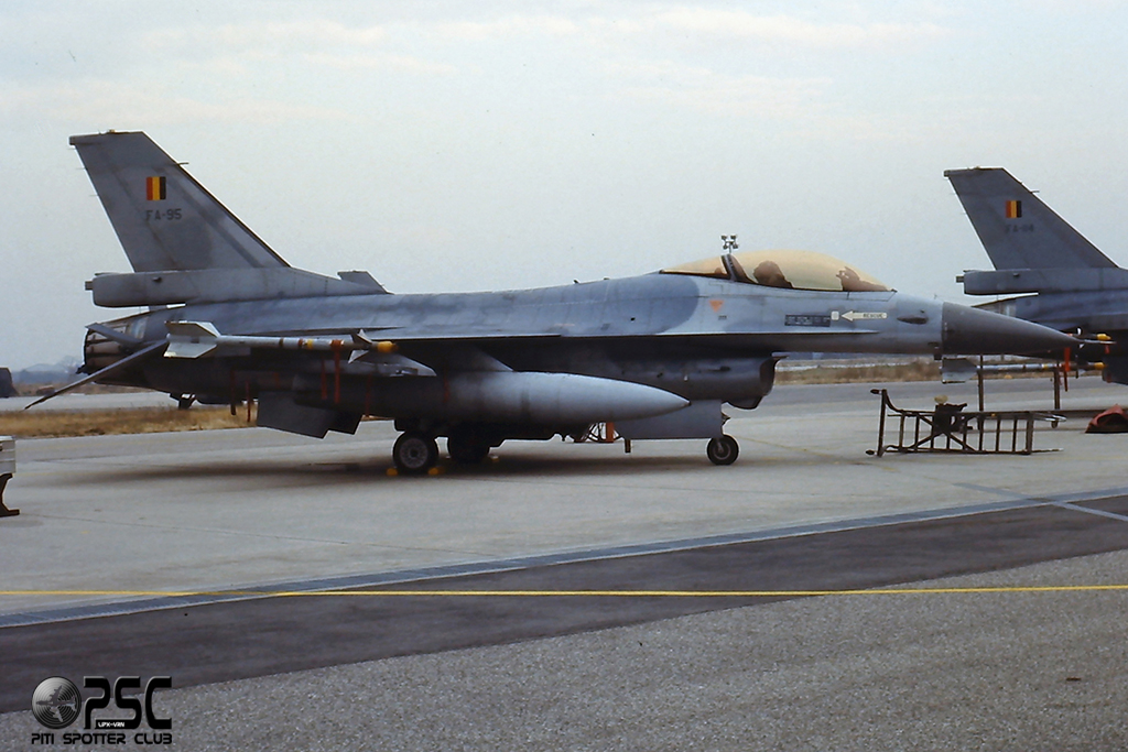 FA95   F-16AM  6H-95  10w @ Aeroporto di Verona   © Piti Spotter Club Verona