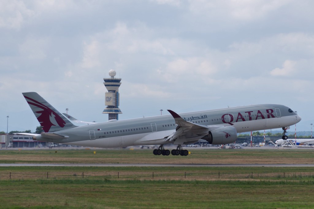 A7-ALL Airbus A350-941 036  Trent XWB-84  Qatar Airways (AerCap) 2016 @ Milano Malpensa MXP 07 2025 © Piti Spotter Club Verona