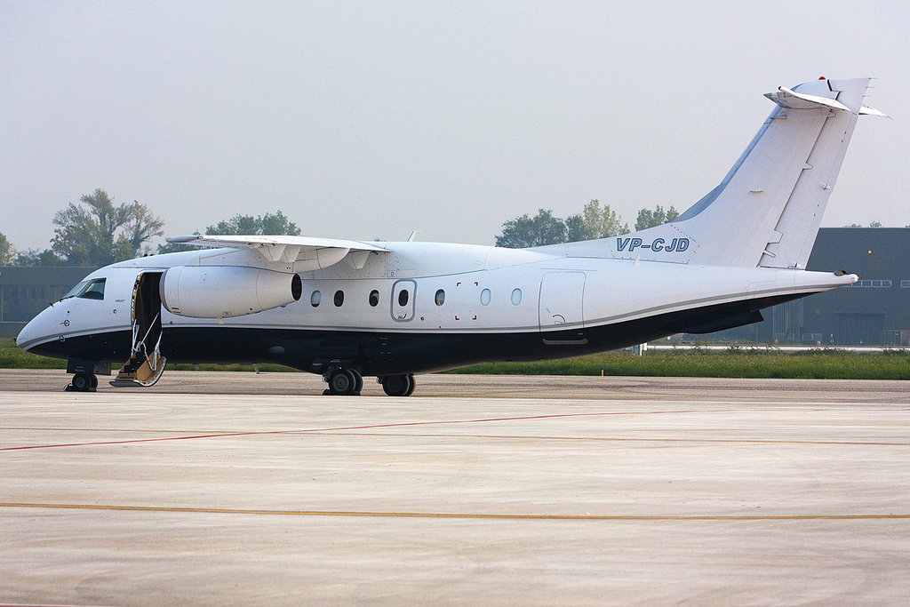 VP-CJD Do328-310 3221 Easy Aviation @ Treviso Airport 20.10.2012 © Piti Spotter Club Verona