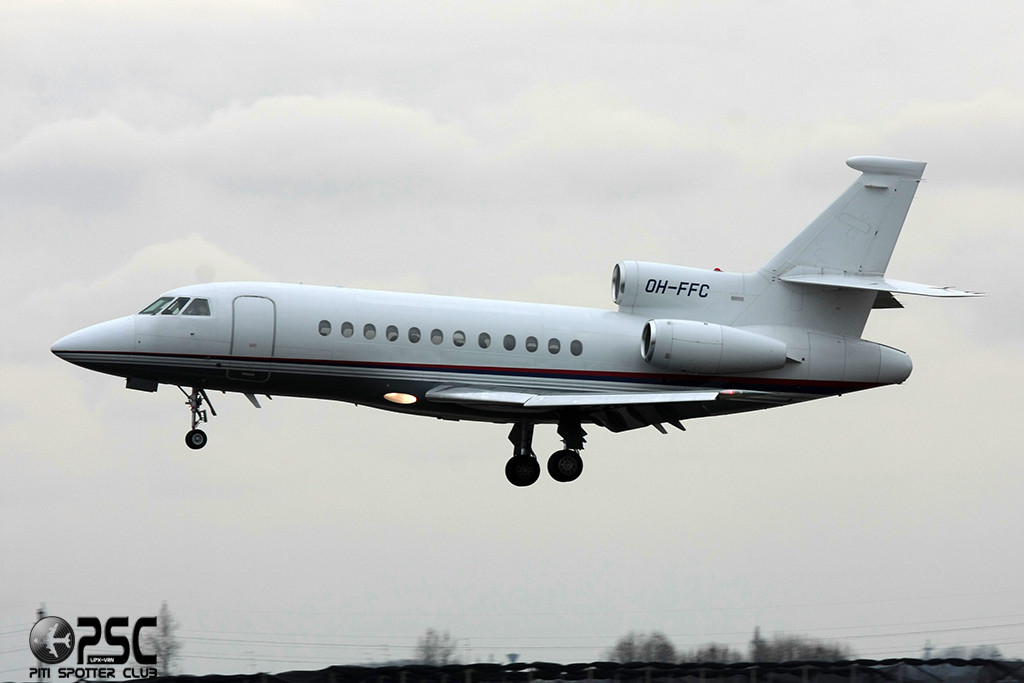 OH-FFC Falcon 900EX 23 Airfix Aviation Oy @ Aeroporto di Verona © Piti Spotter Club Verona