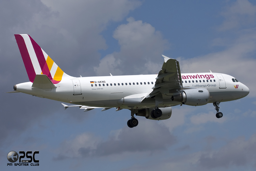 D-AKNG A319-112 654 Germanwings @ Aeroporto di Verona © Piti Spotter Club Verona