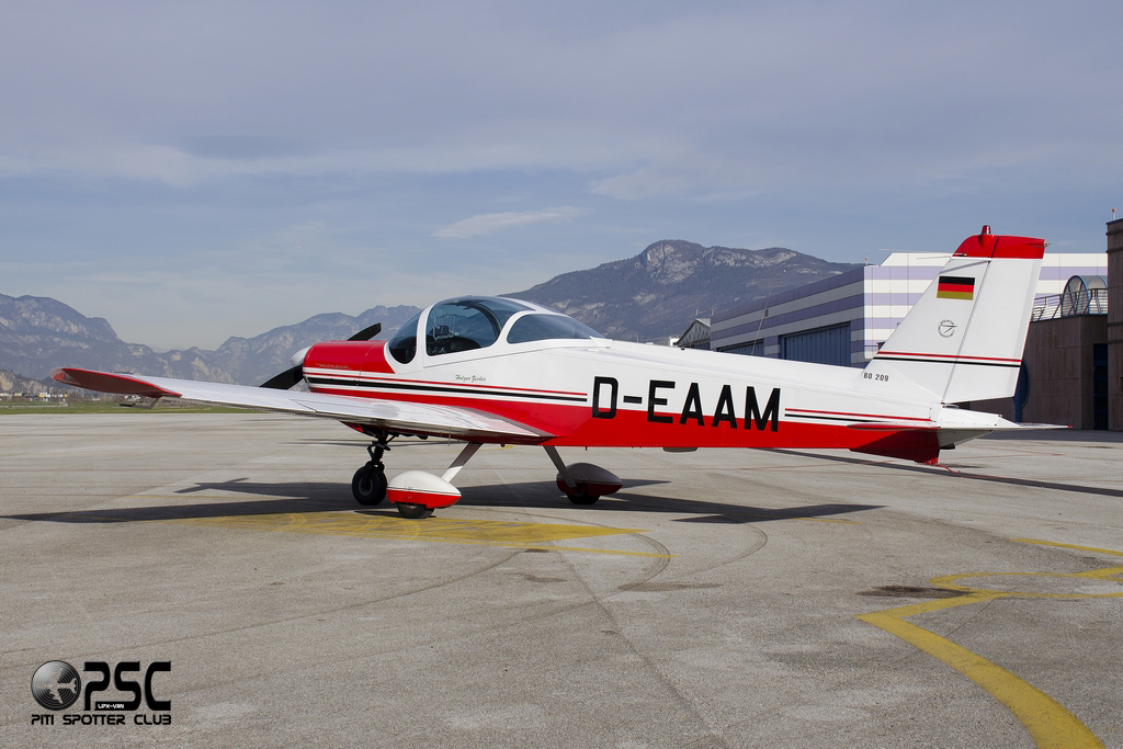 D-EAAM photos Aircraft: MBB Bo209 Monsun @ Aeroporto di Trento © Piti Spotter Club Verona
