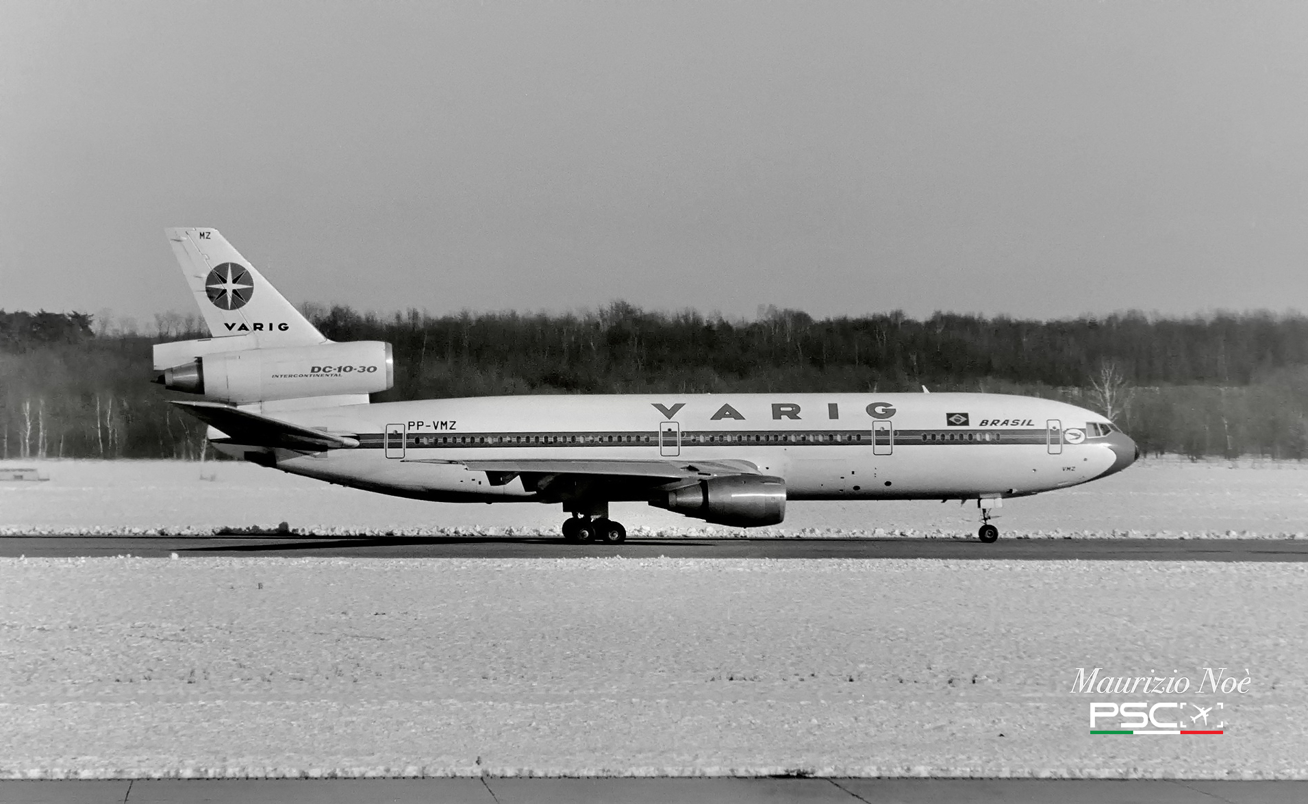 PP-VMT Douglas DC-10-30 46999 289 CF6-50C2  VARIG 1979 © collezione Maurizio Noè p.g.c. - Piti Spotter Club Verona