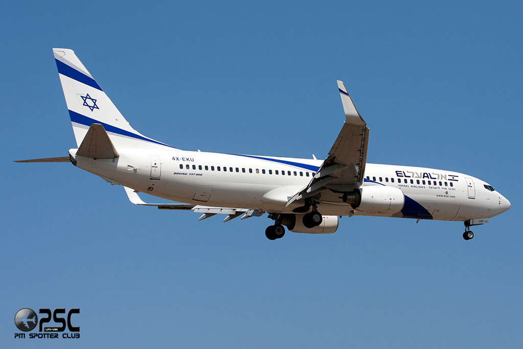 4X-EKU B737-8Z9 33834/1938 El Al Israel Airlines