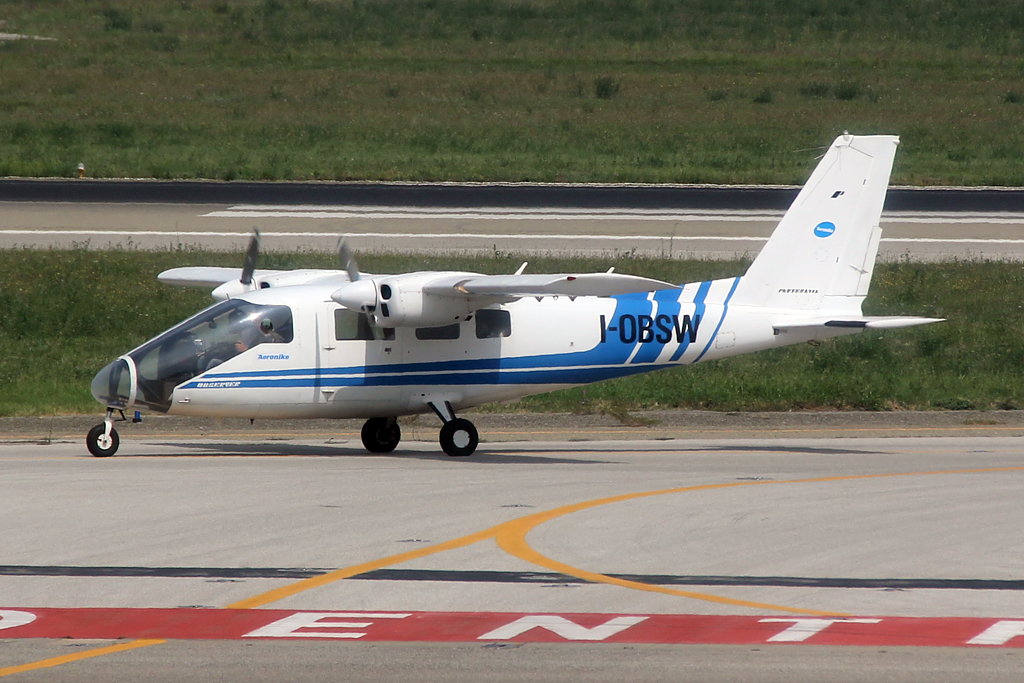 I-OBSW Partenavia P68 Observer (c/n 331-21-OB) @ Bologna Airport 03.09.2014 © Piti Spotter Club Verona