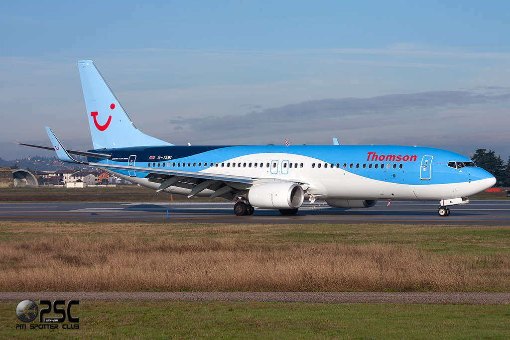 G-TAWI B737-8K5 37267/4006 Thomson Airways @ Aeroporto di Verona © Piti Spotter Club Verona