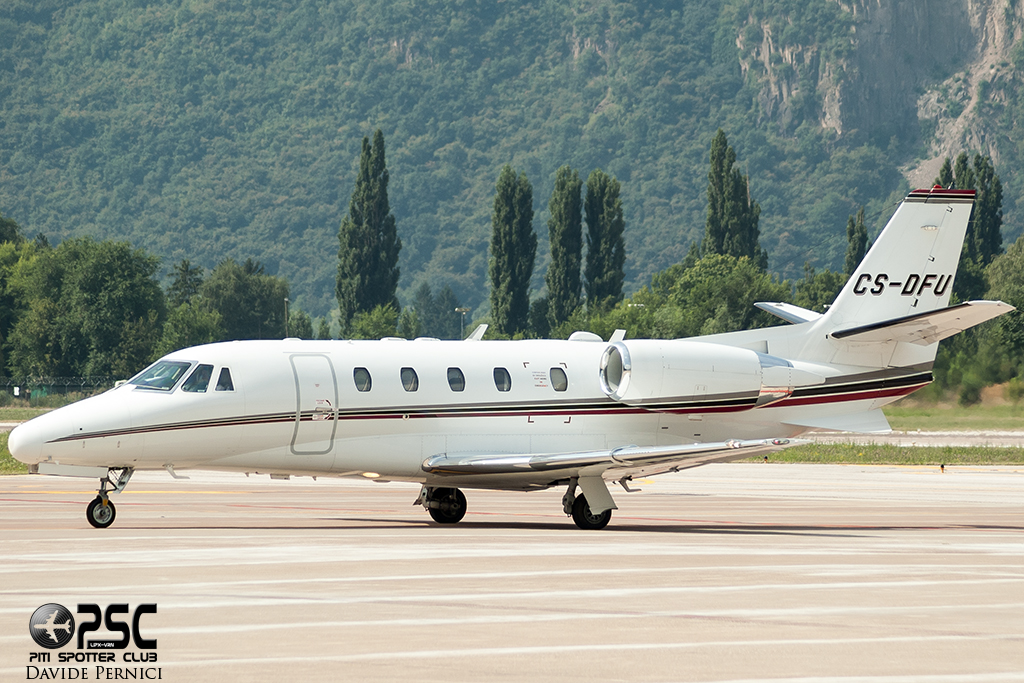 CS-DFU Ce560XLS 560-5520 NetJets Europe @ Aeroporto di Bolzano © Piti Spotter Club Verona