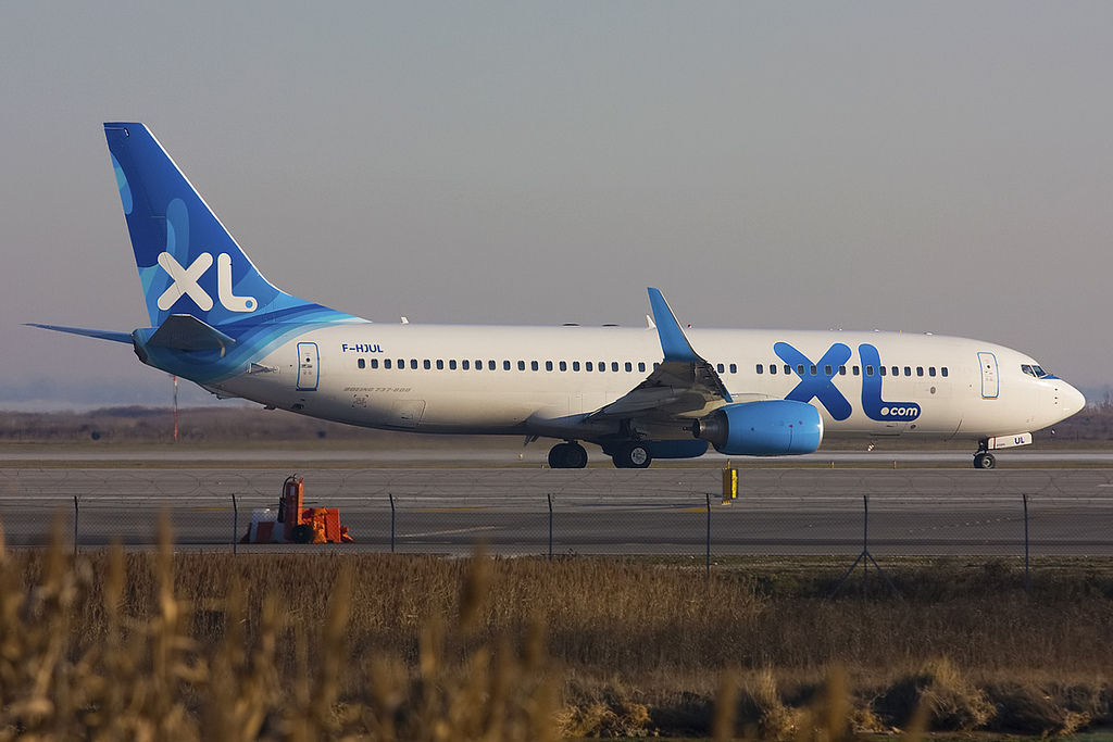 F-HJUL B737-8Q8 38819/3519 XL Airways France @ Venice Airport 08.01.2012 © Piti Spotter Club Verona