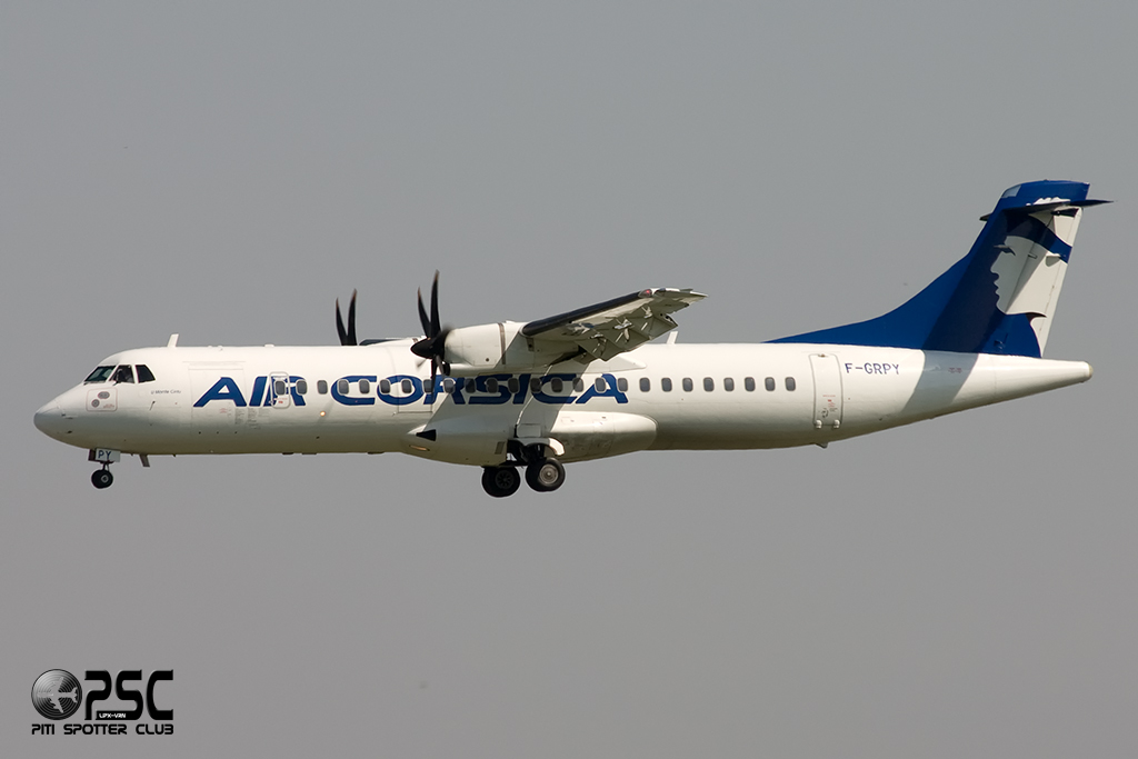 F-GRPY  ATR72-212A  742  Air Corsica  @ Milan Malpensa Airport 25.01.2014 © Piti Spotter Club Verona