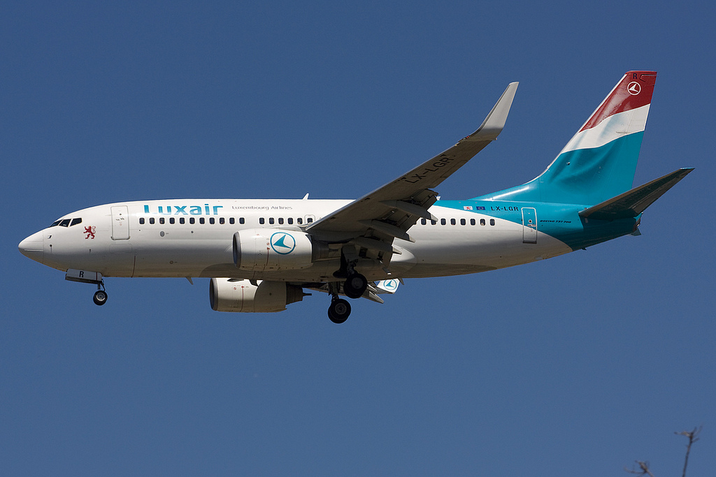 LX-LGR B737-7C9 33803/1468 Luxair @ Rimini Airport 18.07.2012 © Piti Spotter Club Verona