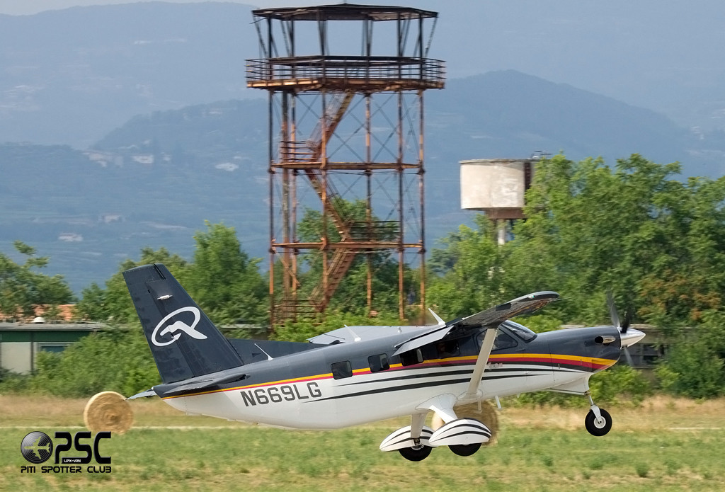 N669LG Quest Kodiak 100 KODI @ Aeroporto Verona Boscomantico © Piti Spotter Club Verona