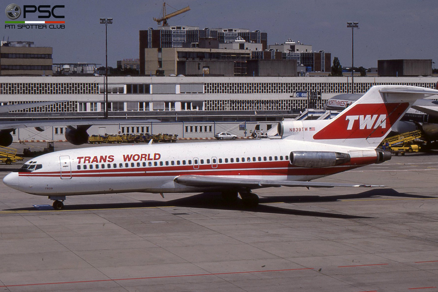 N839TW B727-31 18904/152 Trans World Airlines © 2018 courtesy of Marco Ceschi - Piti Spotter Club Verona
