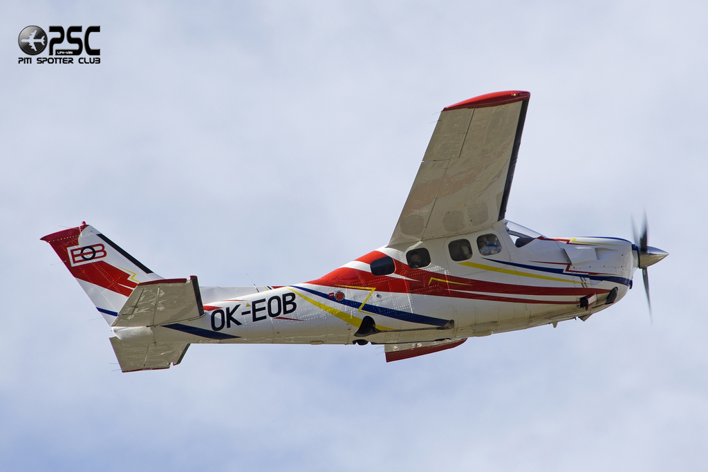OK-EOB - Cessna P210N Pressurized Centurion II @ Aeroporto di Bolzano © Piti Spotter Club Verona