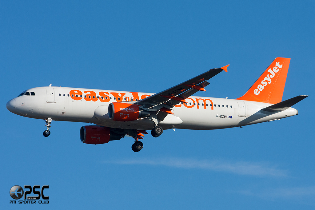 G-EZWE A320-214 5289 EasyJet Airline @ Milano Malpensa Airport 27.12.2013 © Piti Spotter Club Verona