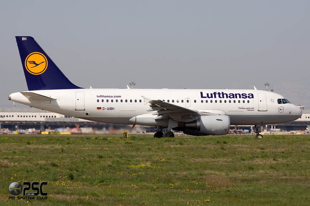 D-AIBH A319-112 5239 Lufthansa @ Milano Malpensa Airport  06.04.2014 © Piti Spotter Club Verona