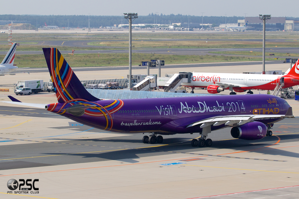 A6-AFA A330-343E 1071 Etihad Airways @ Frankfurt Airport 25.07.2014 © Piti Spotter Club Verona