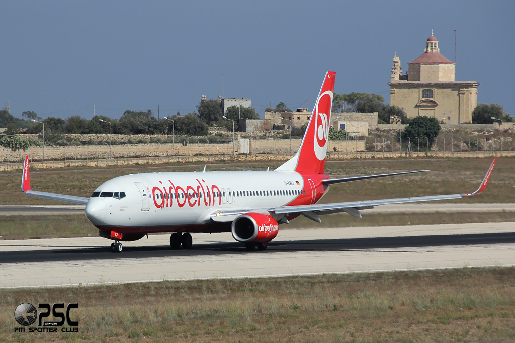 D-ABKJ B737-86J 37749/3176 Air Berlin @ Malta Airport 09.2014 © Piti Spotter Club Verona