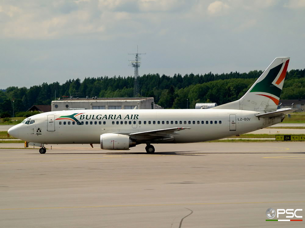 LZ-BOV B737-330 23833/1439 Bulgaria Air @ Stockholm Arlanda Airport 19.07.2008 © Piti Spotter Club Verona