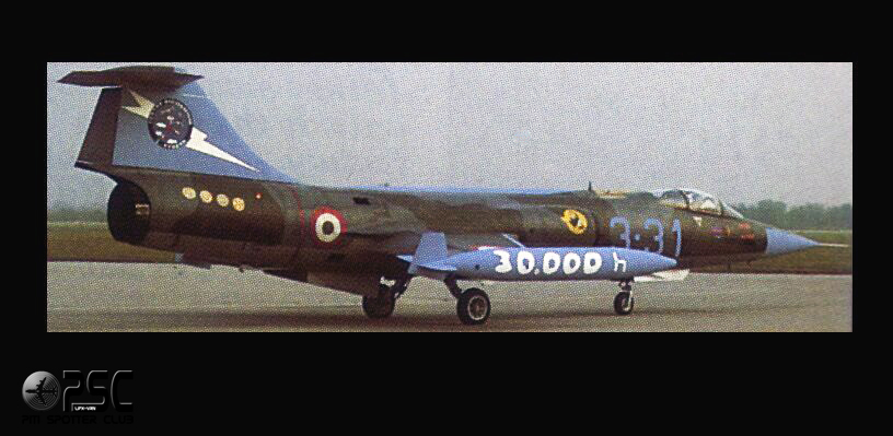 MM6643  3-31  RF-104G  6643 @ Aeroporto di Verona © Piti Spotter Club Verona 