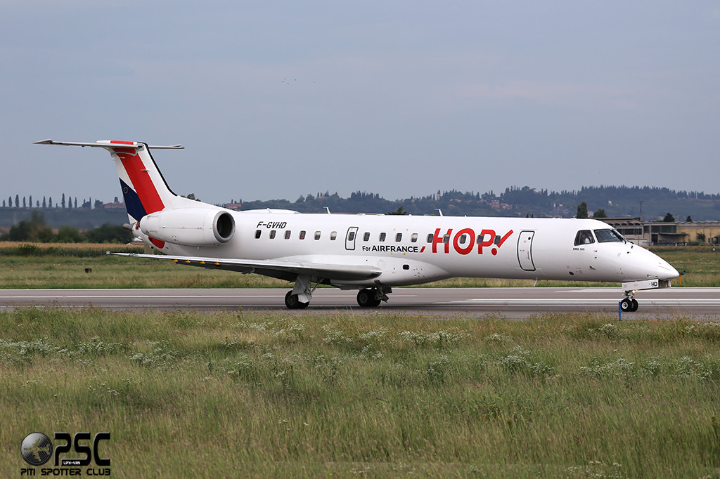 Embraer 135/145 - MSN 178 - F-GVHD (Hop! livery) @ Aeroporto di Verona © Piti Spotter Club Verona
