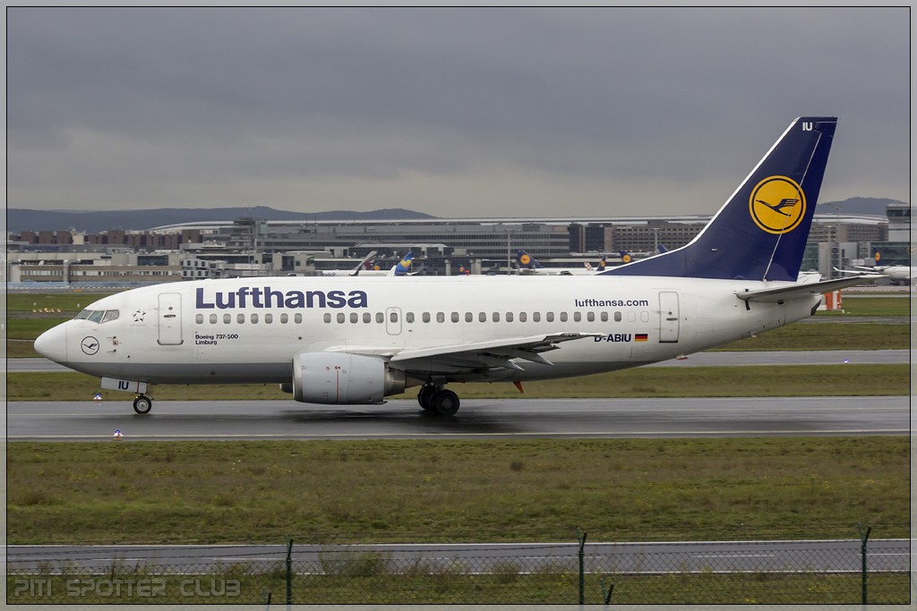 D-ABIU B737-530 24944/2051 Lufthansa @ Frankfurt Airport 22.10.2014 © Piti Spotter Club Verona