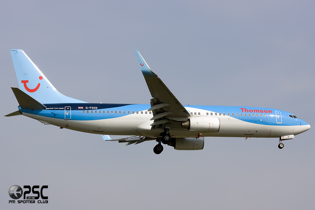 G-FDZE B737-8K5 35137/2482 Thomson Airways