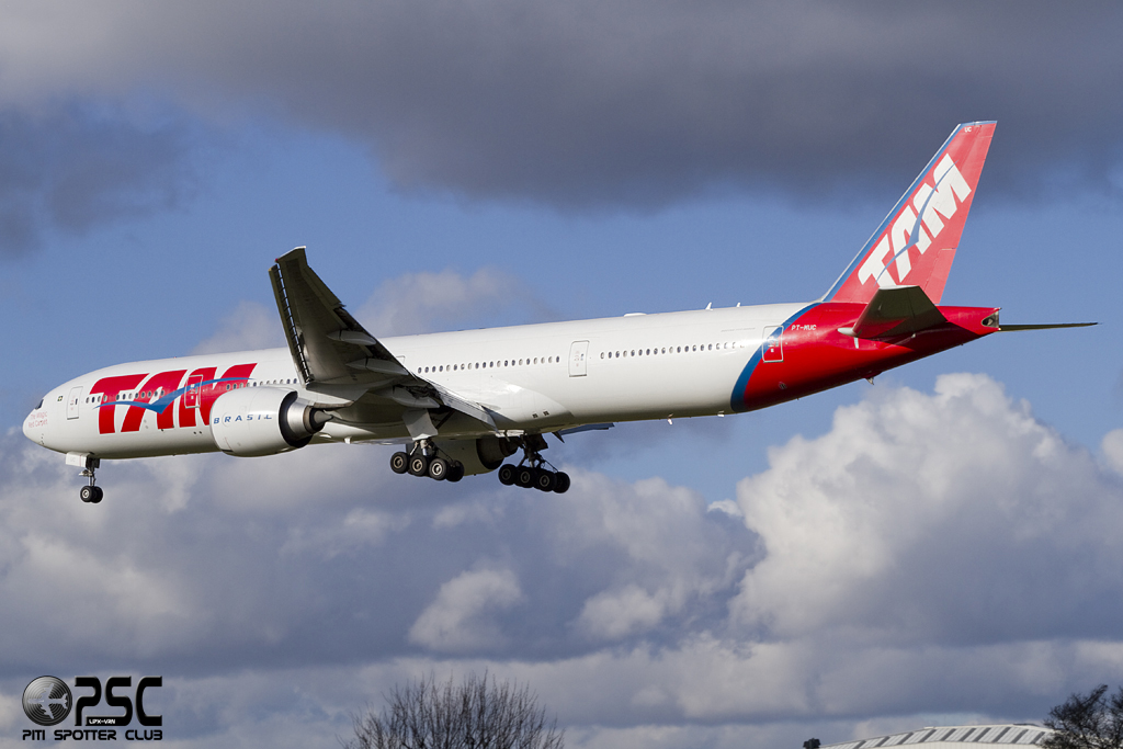 PT-MUC B777-32WER 37666/740 TAM Linhas Aéreas - Táxi Aéreo Marilia @ London Heathrow Airport 07.02.2014 © Piti Spotter Club Verona
