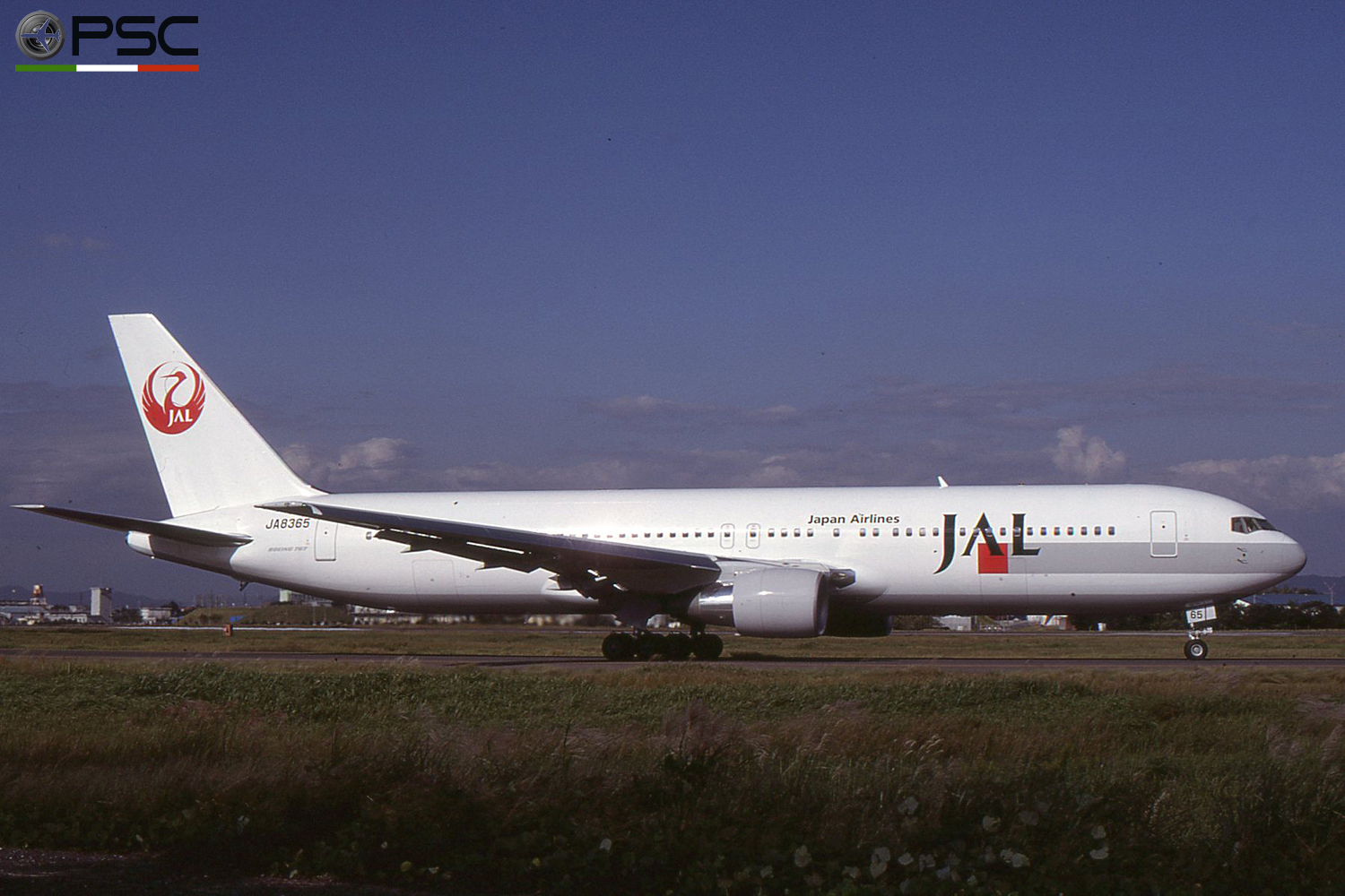 JA8365 Boeing 767-346 24783 329 JT9D-7R4D Japan Airlines 1990 © Archivio Piti Spotter Club Verona