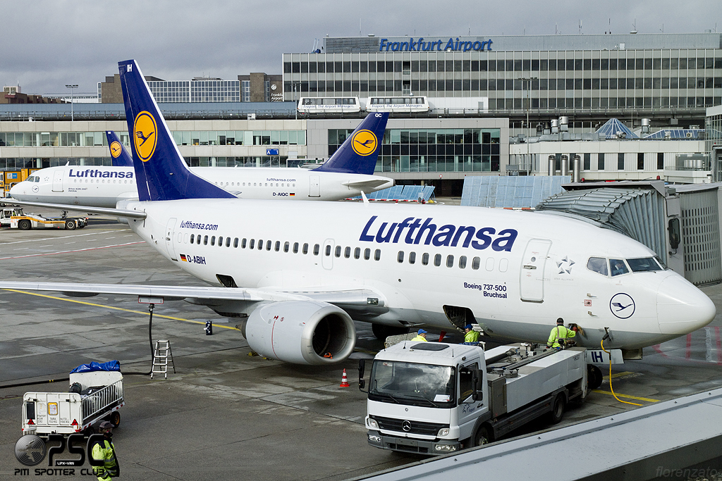 D-ABIH B737-530 24821/1993 Lufthansa @ Frankfurt Airport 07.02.2014 © Piti Spotter Club Verona