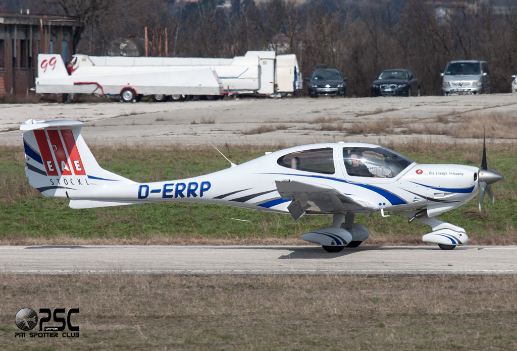 D-ERRP Diamond Aircraft Industries DA-40D DA40 D4.098 @ Aeroporto Verona Boscomantico © Piti Spotter Club Verona