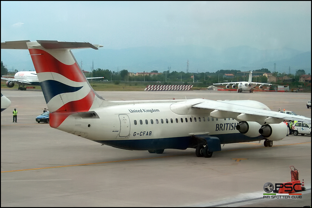 G-CFAB BAe146-RJ100 E3377 British Airways CitiExpress @ Aeroporto di Verona © Piti Spotter Club Verona