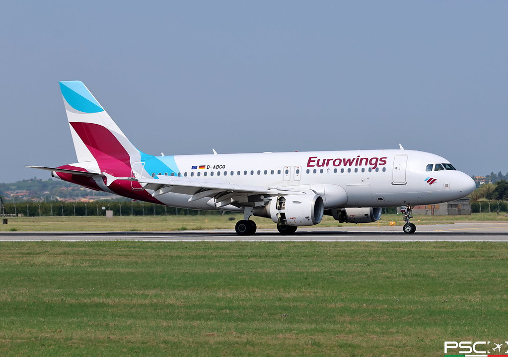 D-ABGQ Airbus A319-112 3700  cfm56-5B6/P  Eurowings (Castlelake LP) 2008 @ Aeroporto di Verona 08 2025 © Piti Spotter Club Verona