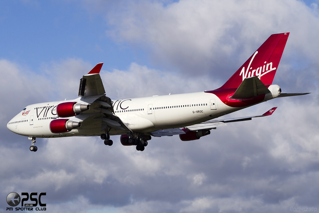 G-VROC B747-41R 32746/1336 Virgin Atlantic Airways @ London Heathrow Airport 07.02.2014 © Piti Spotter Club Verona