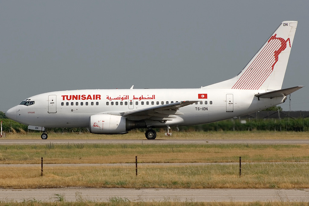 TS-ION B737-6H3 29499/510 Tunis Air @ Aeroporto di Verona © Piti Spotter Club Verona