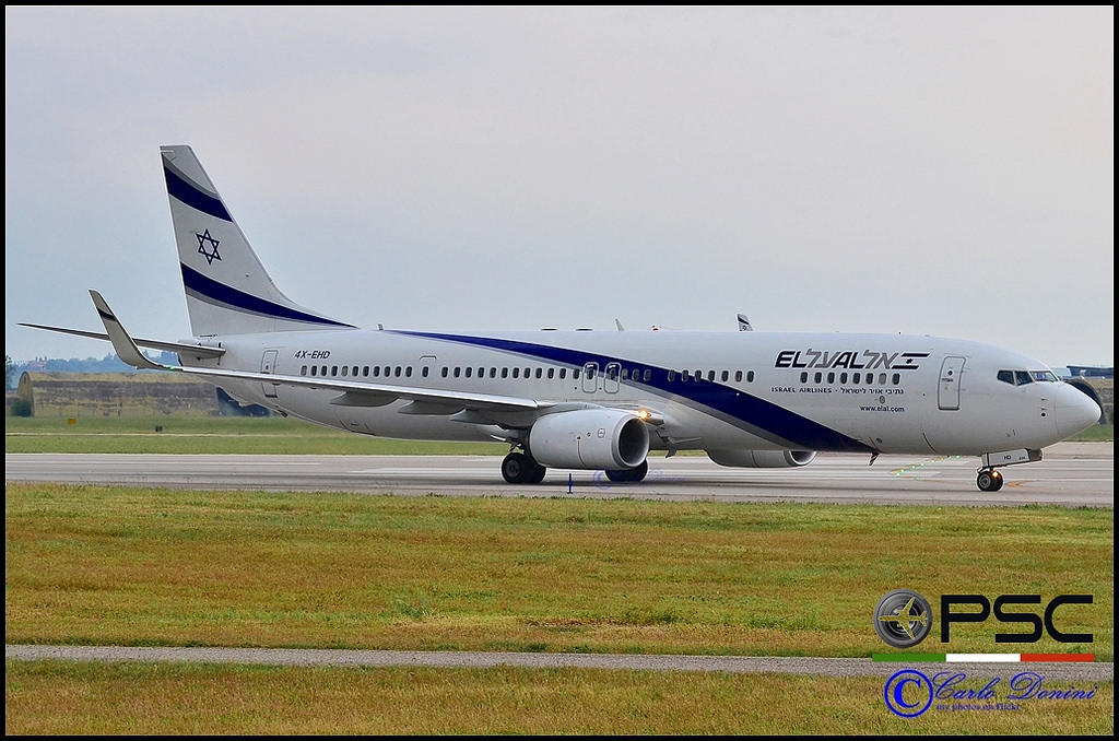 4X-EHD B737-958ER 41555/5311 El Al Israel Airlines - @ Aeroporto di Verona - 2016 © Piti Spotter Club Verona