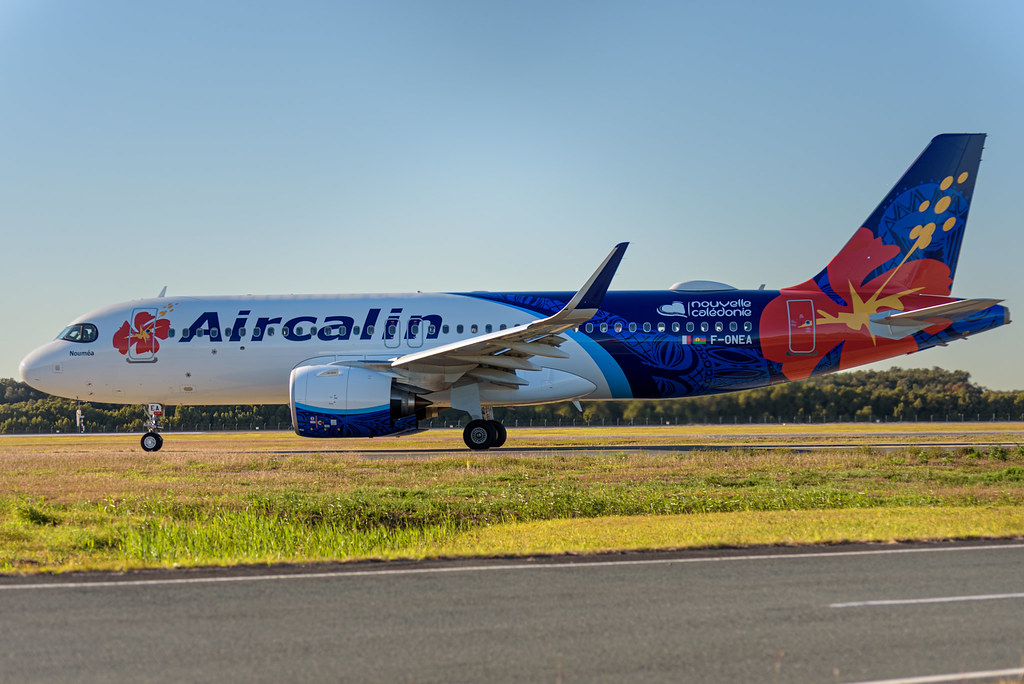 F-ONEA Airbus A320-251N 11882  LEAP-1A26 Nouméa Aircalin 2023 @ Brisbane BNE 08 2025 © Piti Spotter Club Verona
