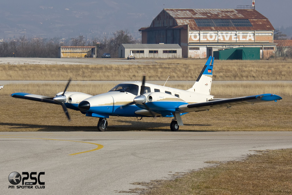 D-GPAN Piper PA-34-220T Seneca V PA34 3449208 @ Aeroporto Verona Boscomantico © Piti Spotter Club Verona