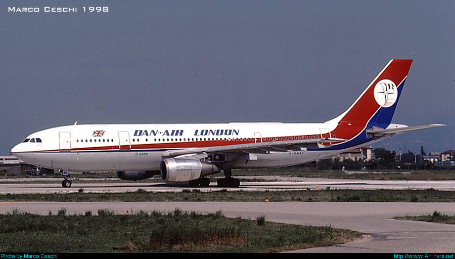 G-BMNC  A300B4-2C  12  Dan-Air London  @ Aeroporto di Verona © Piti Spotter Club Verona