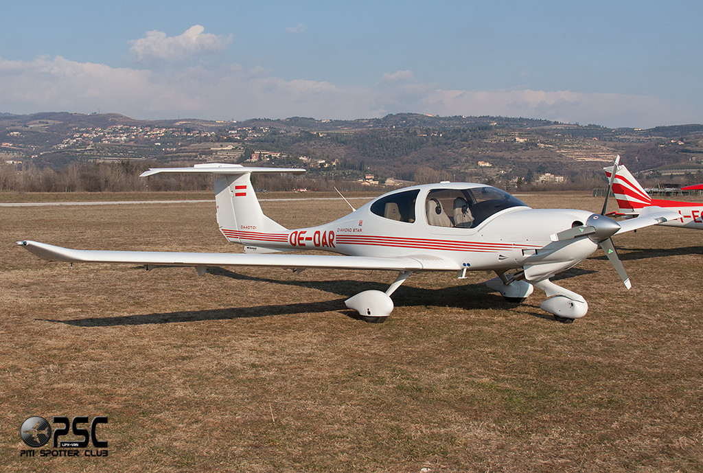 OE-DAR - Diamond DA 40 Diamond Star @ Aeroporto Verona Boscomantico © Piti Spotter Club Verona