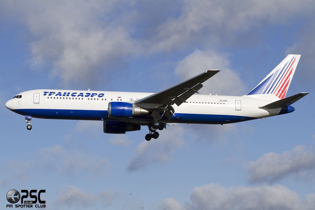 EI-UNC B767-319ER 29388/785 Transaero Airlines @ London Heathrow Airport 07.02.2014 © Piti Spotter Club Verona