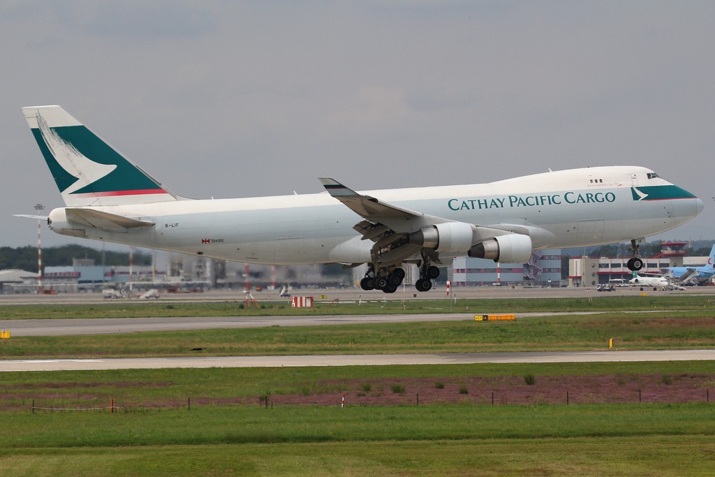 B-LIF  B747-467ERF  36871/1417  Cathay Pacific Airways  @ Milano Malpensa 31.08.2014 © Piti Spotter Club Verona