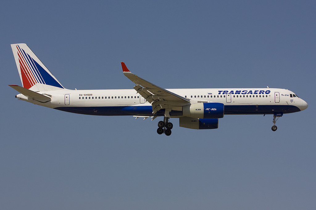 43406009 Tu-214 RA-64509 Transaero @ Rimini Airport 14.07.2012 © Piti Spotter Club Verona