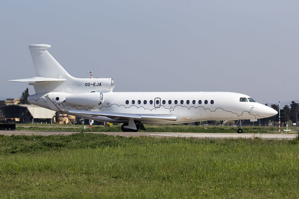 OO-EJA  Falcon 7X  124  Abelag Aviation  © Piti Spotter Club Verona 