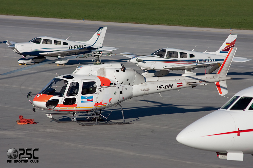 OE-XNN Aerospatiale AS355E TwinStar Serial 5096 @ Innsbruck Airport 26.10.2013 © Piti Spotter Club Verona
