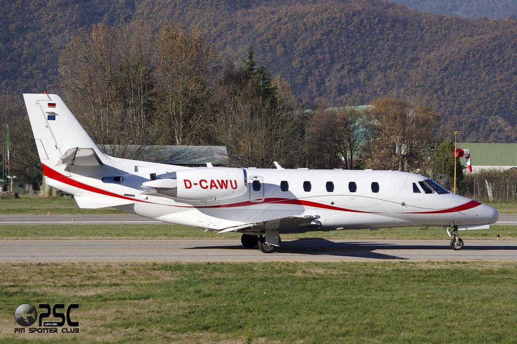 D-CAWU Ce560XLS 560-5797 A. Wurth & Co. KG @ Aeroporto di Bolzano © Piti Spotter Club Verona