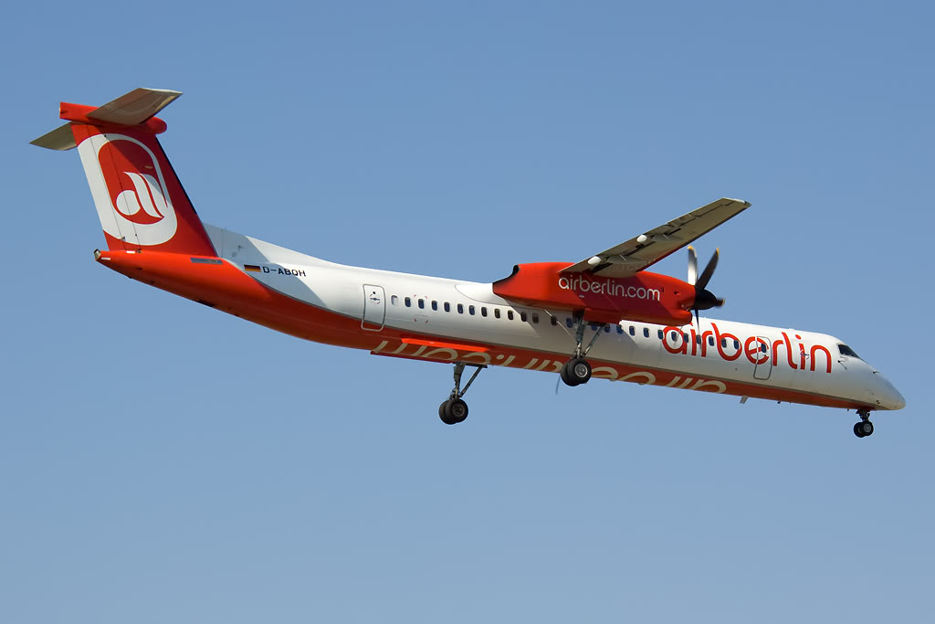 D-ABQH DHC-8-402 4256 Air Berlin @ Rimini Airport 20.08.2011 © Piti Spotter Club Verona