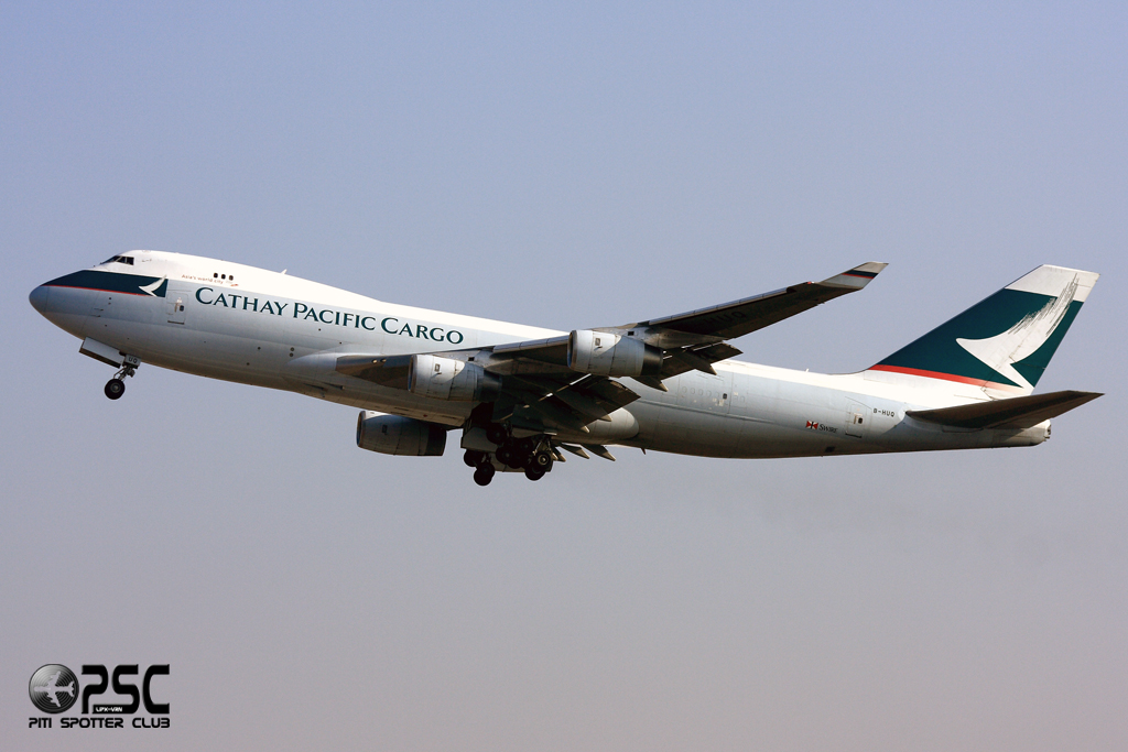 B-HUQ  B747-467F  34150/1356  Cathay Pacific Airways  @ Milano Malpensa 12.2007  © Piti Spotter Club Verona