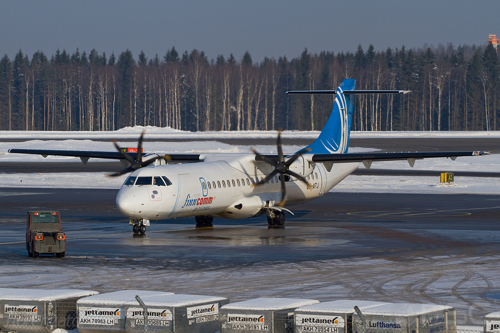 OH-ATJ ATR72-212A 792 FinnComm Airlines @ Helsinki Airport 2008 © Piti Spotter Club Verona