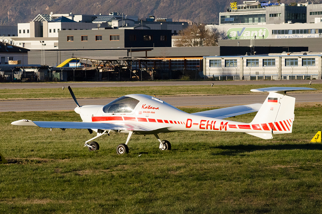 D-EHLM Diamond Aircraft Industries DA-20-A1 Katana DV20 @ Aeroporto di Bolzano © Piti Spotter Club Verona