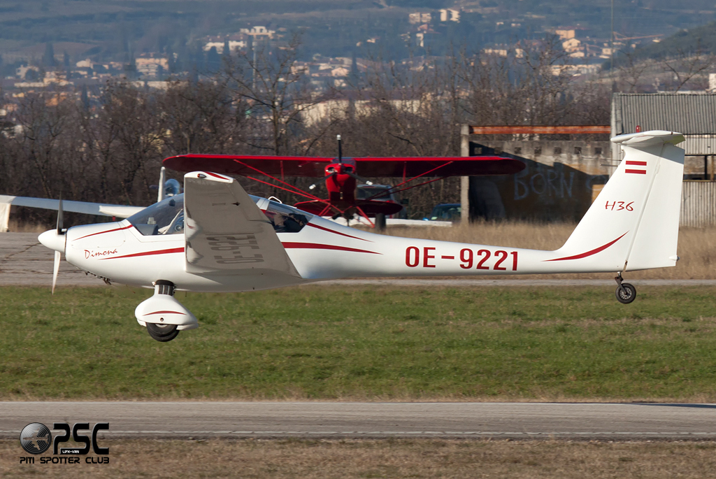 OE-9221 - Hoffmann H-36 Dimona @ Aeroporto Verona Boscomantico © Piti Spotter Club Verona